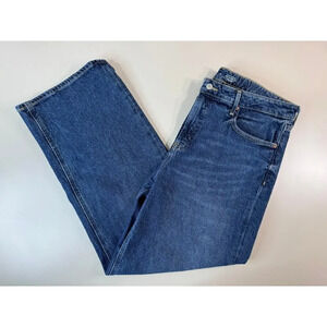 Old Navy Women’s Extra High Rise Sky Hi Wide Leg Secret Smooth Pockets Size 14